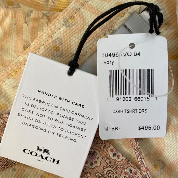 NWT Coach x Keith Haring quilt dress - Picture 6 of 6